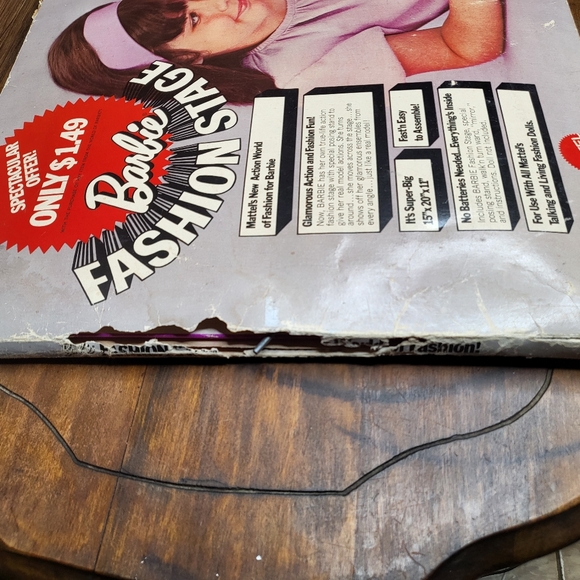 Vintage  1970 Mattel Action World of Barbie Fashion Stage Promo Item in Box - Picture 6 of 8